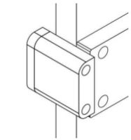 Charcoal Inward Opening Lock Keep for SGL Cubicles