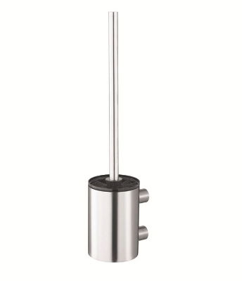 Silver toilet brush holder 