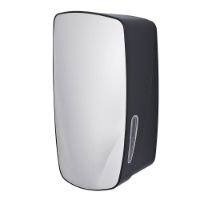 ABS Toilet Tissue Dispenser - Stainless Steel and Black