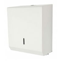 White Metal Paper Towel Dispenser