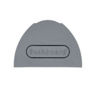 Silver Grey End Cap for Headrail or Baserail