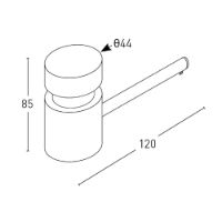 Top Mounted Liquid Soap Dispenser